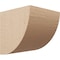 Ekena Millwork 12"W x 12"D x 12"H Wide Durham Rough Cedar Woodgrain TimberThane Corbel, Primed Tan CORUR12X12X12DURRCPR - alternate 1